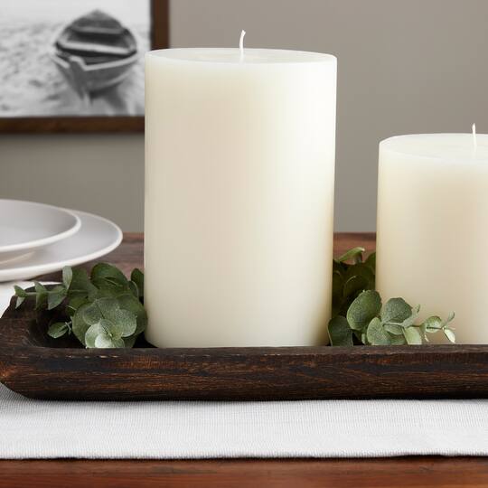 12 Pack: 4" x 6" Ivory Pillar Candle by Ashland®